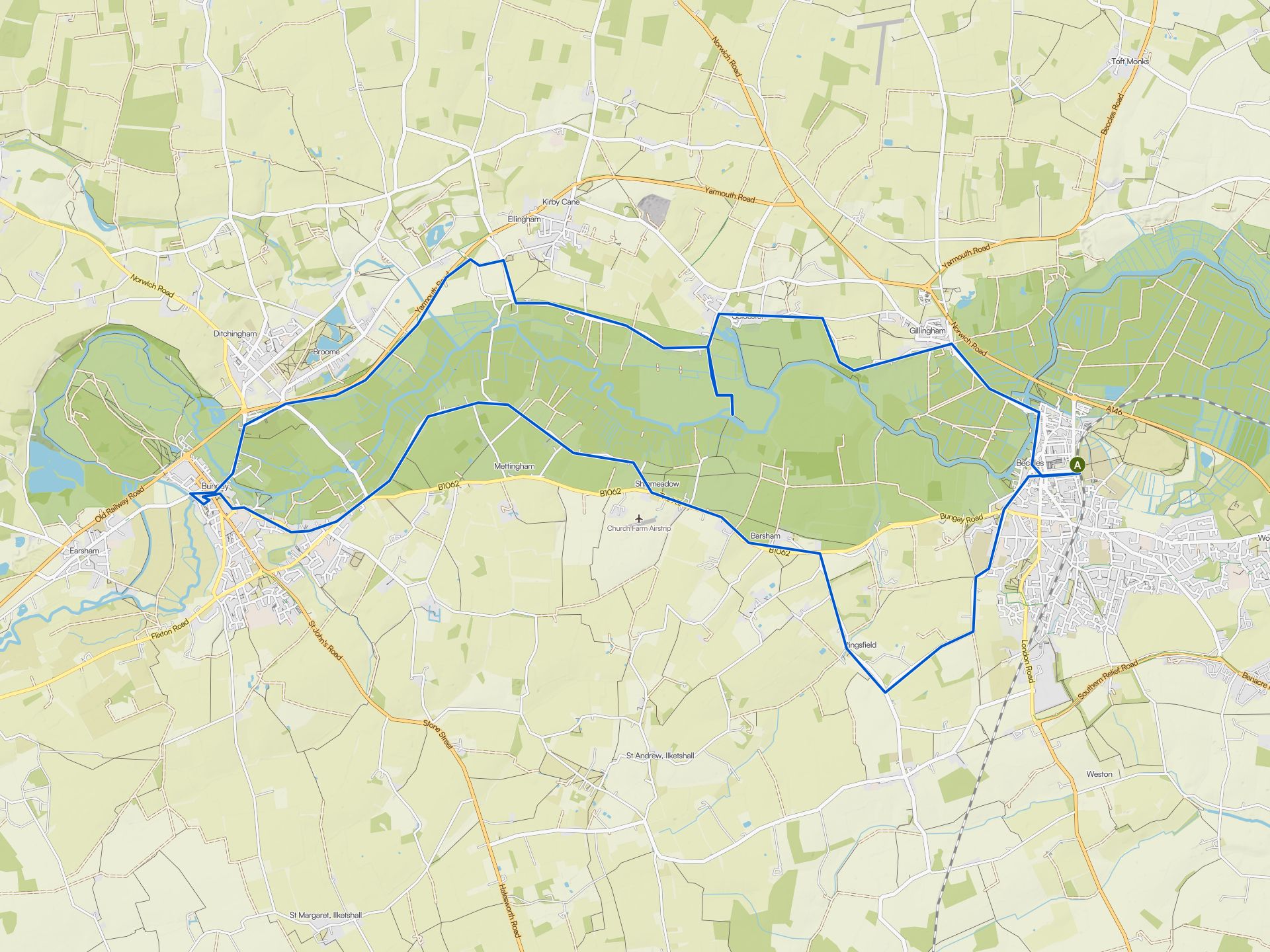 The best cycling routes in Suffolk | Komoot